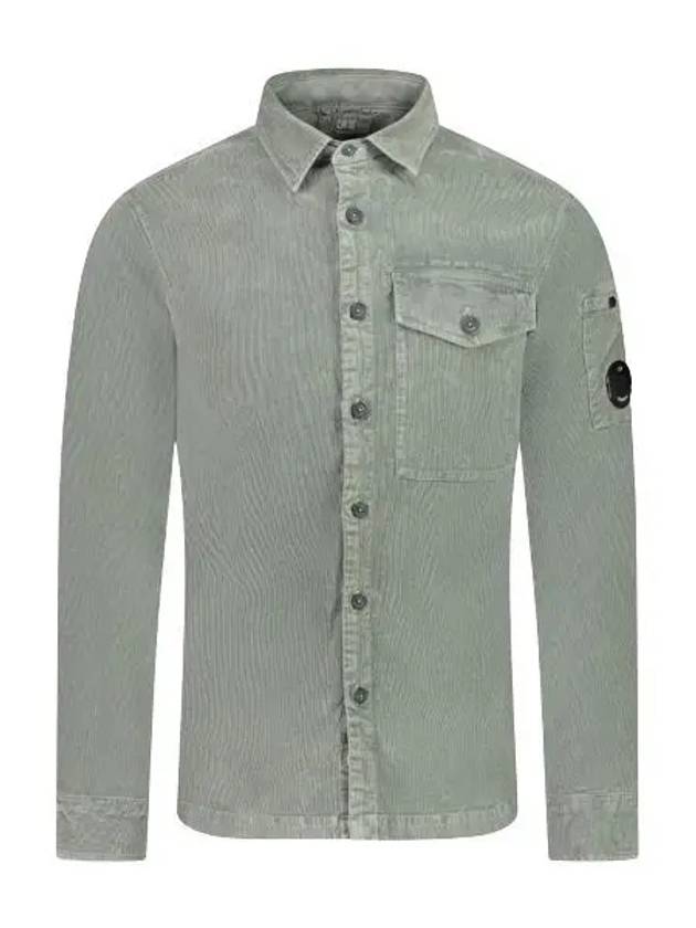 Lens Detail Long Sleeve Shirt Green - CP COMPANY - BALAAN 2