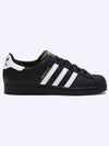 Men's Superstar Low Top Sneakers Core All Black - ADIDAS - BALAAN 2