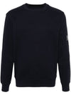 Diagonal Raised Fleece Sweatshirt Navy - CP COMPANY - BALAAN 3