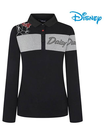 Women s Daisy Color Collar T Shirt DL3LTS002 - DISNEY GOLF - BALAAN 1