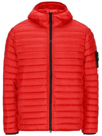 Loom Woven Chambers R-Nylon Down-TC Packable Jacket Red - STONE ISLAND - BALAAN 1