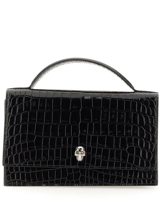 Skull Midi Shoulder Bag Black - ALEXANDER MCQUEEN - BALAAN 3