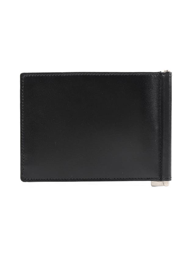 Monogram Money Clip Half Wallet Black - SAINT LAURENT - BALAAN 3