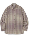 Scotch oversized snap check shirt jacket LAVENDER - WEST GRAND BOULEVARD - BALAAN 1