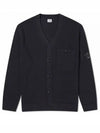 Lens Detail Cotton Cardigan Navy - CP COMPANY - BALAAN 2