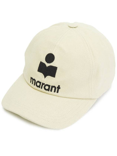 Tyron Logo Cotton Ball Cap Ecru - ISABEL MARANT - BALAAN 2