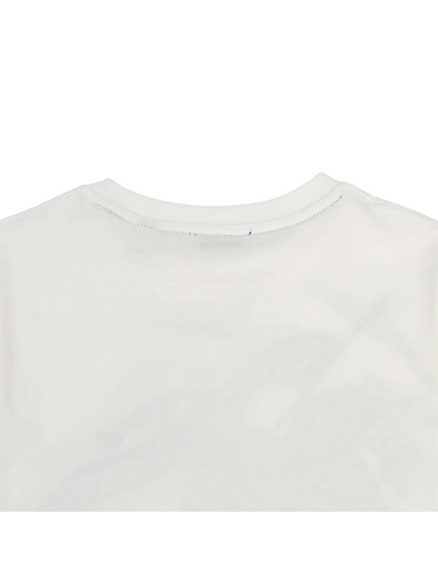 Kids Big Logo Print Short Sleeve T-Shirt White - BURBERRY - BALAAN 5