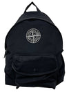 Stone Island Kids Compass Logo Embroidered Nylon Backpack Black 811690769 V0029 - MONCLER - BALAAN 1