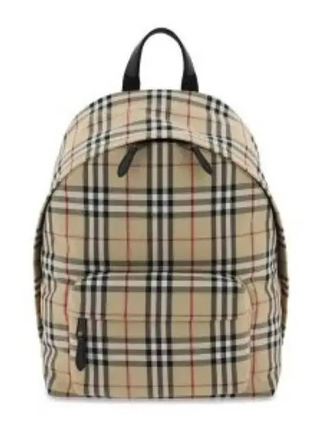 Vintage Check Motif Nylon Backpack Beige - BURBERRY - BALAAN 2