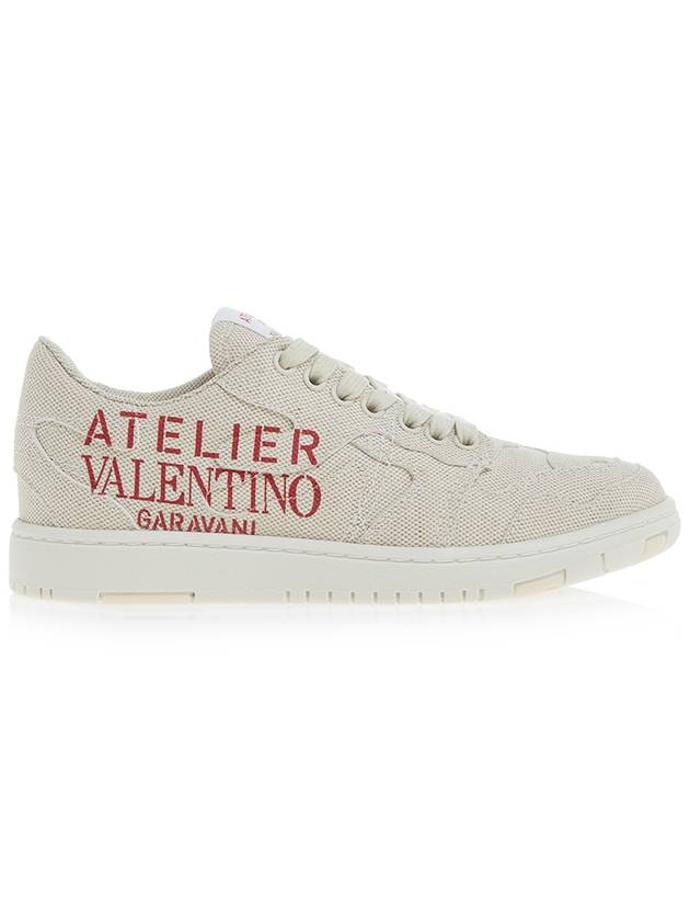 Atelier Camouflage Low Top Sneakers Natural - VALENTINO - BALAAN 3