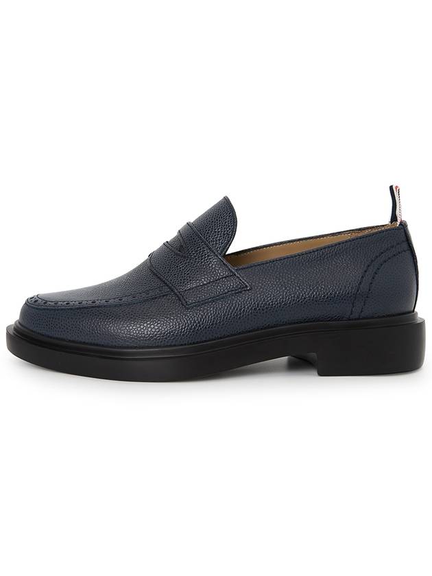 Classic Leather Penny Loafers Blue - THOM BROWNE - BALAAN 4