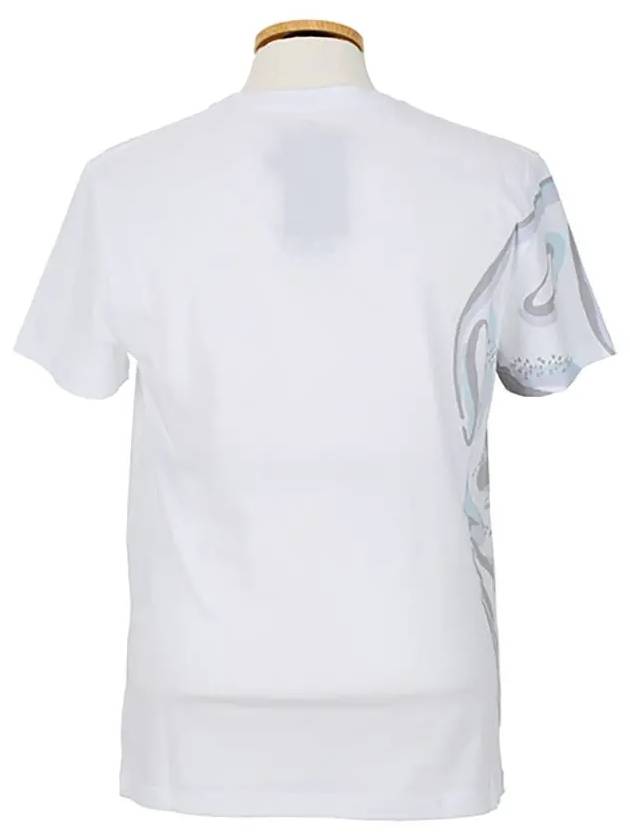 Big Skull Short Sleeve T-Shirt White - ALEXANDER MCQUEEN - BALAAN 4