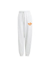 Pearl Trefoil Cuffed Track Pants Light Gray - ADIDAS - BALAAN 1