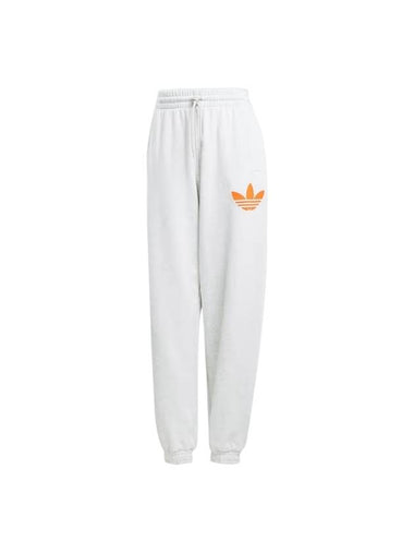 Pearl Trefoil Cuffed Track Pants Light Grey - ADIDAS - BALAAN 1