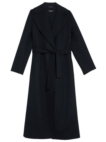 Poldo Wool Single Coat Midnight Blue - MAX MARA - BALAAN.