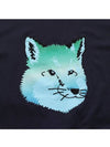 Vibrant Fox Head Easy Short Sleeve T-Shirt Navy - MAISON KITSUNE - BALAAN 4