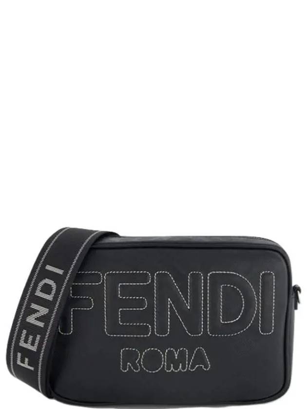 Shadow Roma Leather Camera Cross Bag Black - FENDI - BALAAN 2