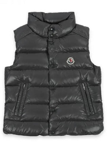 Kids TIB Logo Patch Padded Vest Dark Gray 1A12620 68950 918 8 10A 270407 1101048 - MONCLER - BALAAN 1