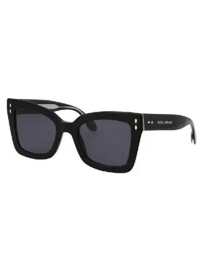 Black Logo Temple Square Sunglasses IM 0103 S 807IR - ISABEL MARANT - BALAAN 2