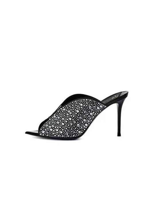 WOMEN INTRIGO Crystal Sandals Black 271313 - GIUSEPPE ZANOTTI - BALAAN 1