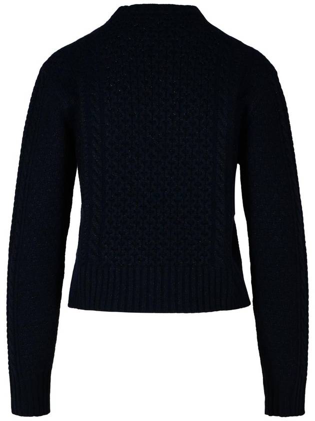 Fabiana Filippi Blue Wool Blend Sweater - FABIANA FILIPPI - BALAAN 3