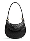 Intrecciato Gemelli Small Shoulder Bag Black - BOTTEGA VENETA - BALAAN 2