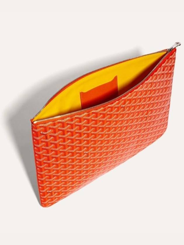 Senna GM Clutch Bag Orange - GOYARD - BALAAN 3