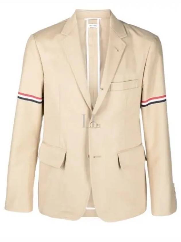 Armband Unconstructed Classic Jacket Navy Beige - THOM BROWNE - BALAAN 2