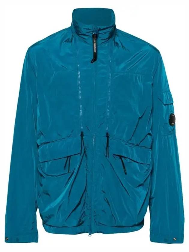 Men's Chrome-R Zip-Up Jacket Blue - CP COMPANY - BALAAN 2