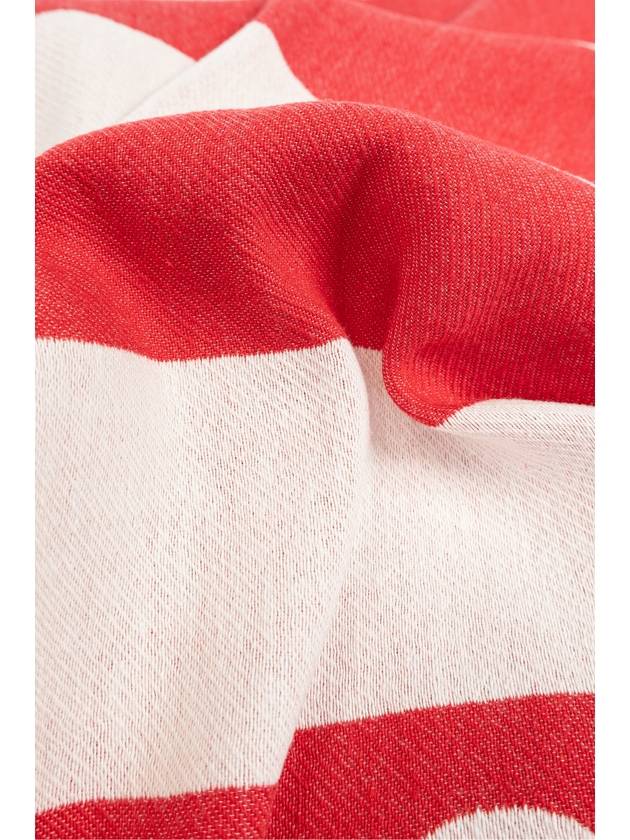 Moschino Scarf With Logo, Unisex, Red - MOSCHINO - BALAAN 2