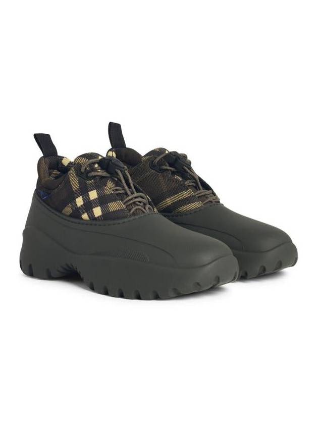 Burberry Green Fabric Blend Sneakers - BURBERRY - BALAAN 2