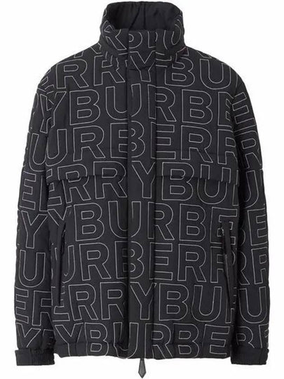 Logo Packaway Hooded Padding Black - BURBERRY - BALAAN 2