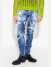 Detail White Painting Cool Guy Jeans Blue - DSQUARED2 - BALAAN 3