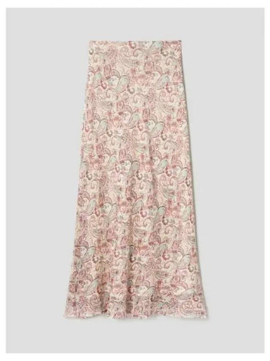 Rag Bone Women s Paisley Maxi Skirt Cream Multi Domestic Product GM0023051912655 - RAG & BONE - BALAAN 1