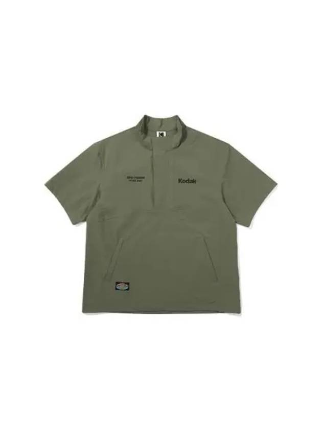 KODAK Apparel Stadium Club Short Sleeve Anorak KHAKI - KODO - BALAAN 1