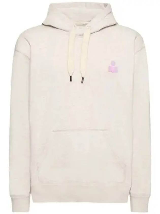 Matte Logo Print Hoodie Ecru - ISABEL MARANT - BALAAN 2