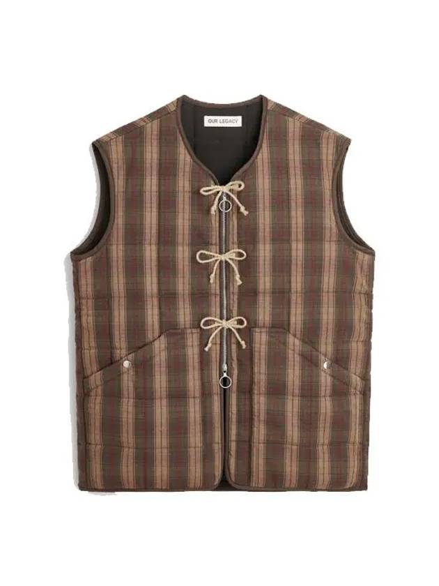 Check Padded Vest M4231PHT Highland Tartan B0110810038 - OUR LEGACY - BALAAN 2