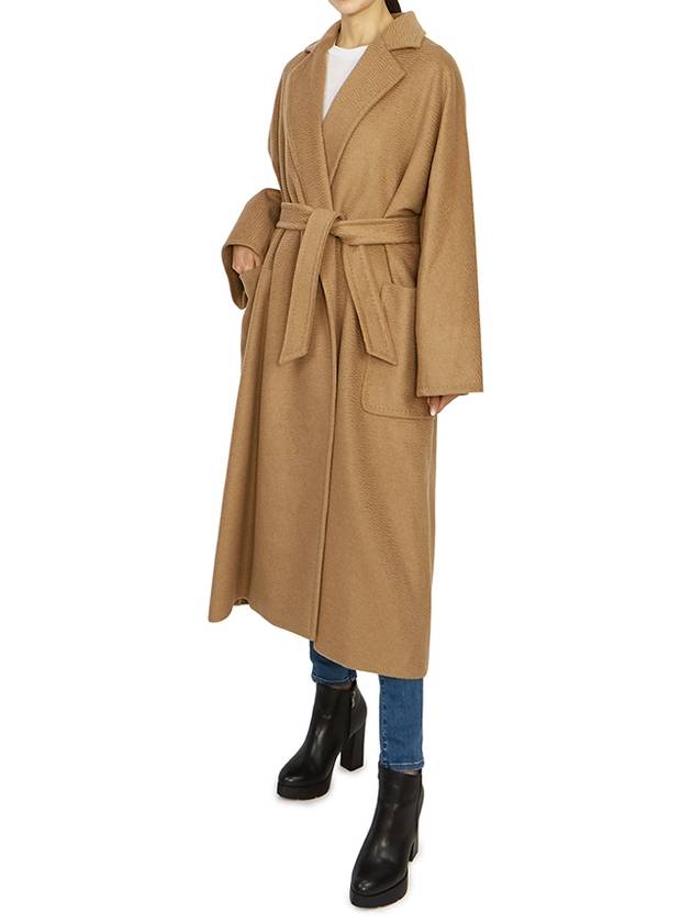 Olea Cashmere Single Coat Camel - MAX MARA - BALAAN 7