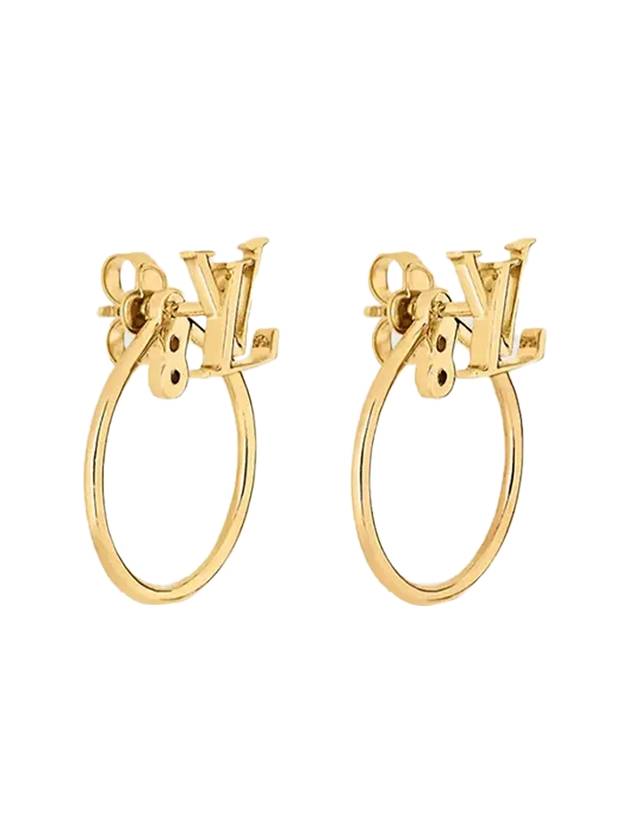 LV Eclipse Earrings Gold - LOUIS VUITTON - BALAAN 1