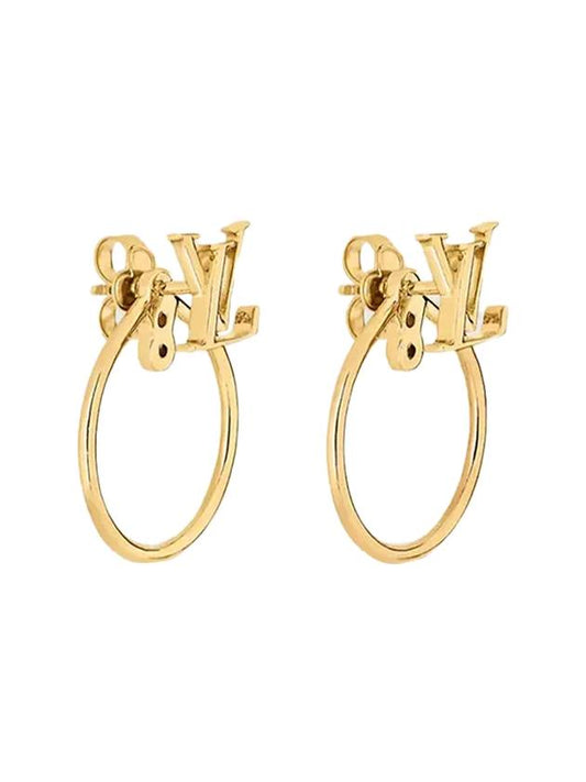 LV Eclipse Earrings Gold - LOUIS VUITTON - BALAAN 1