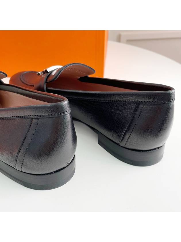 Paris Loafer Women's Black Silver Silver H201199Z - HERMES - BALAAN 4