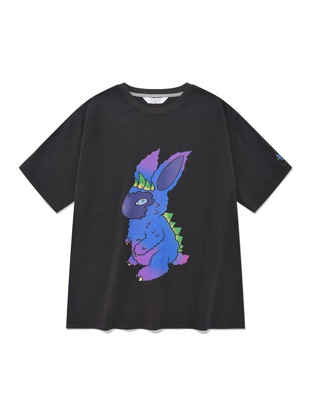 Sofubi TeeCharcoal Unisex Graphic Short Sleeve T-Shirt Charcoal - PHOS333 - BALAAN 1