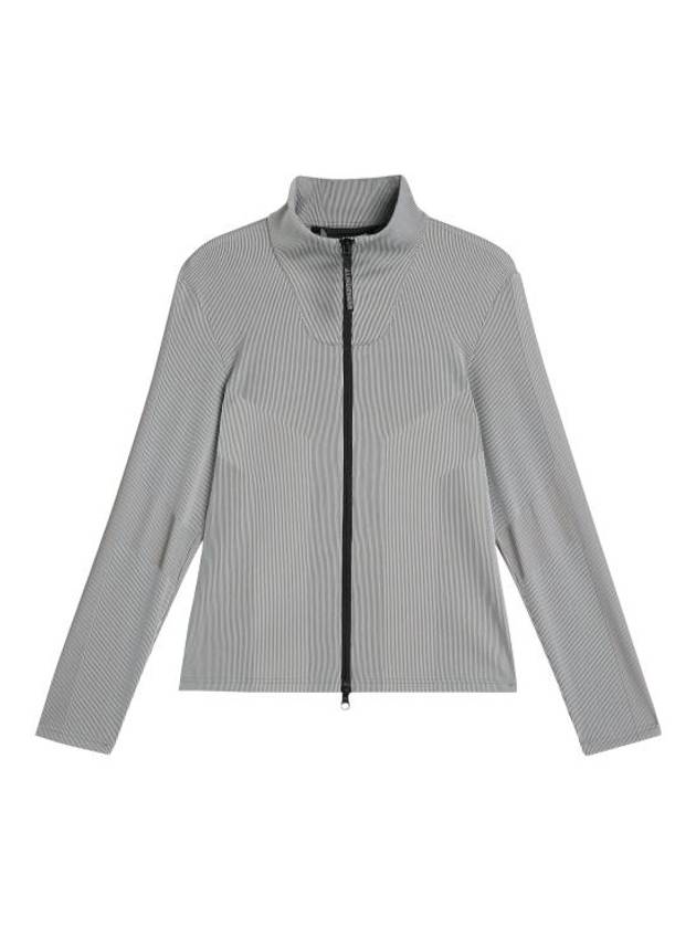 Slot Full Zip Mid Layer Zip Up Jacket Grey Melange - J.LINDEBERG - BALAAN 2