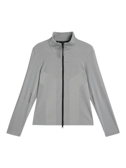 Slot Full Zip Mid Layer Zip Up Jacket Grey Melange - J.LINDEBERG - BALAAN 2