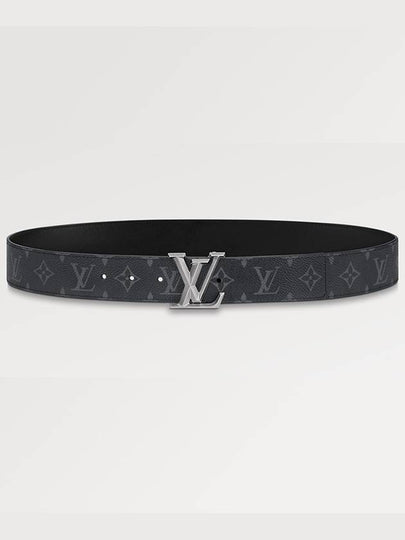 Men's LV Pyramide 40MM Leather Belt Black - LOUIS VUITTON - BALAAN 2