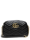 GG Marmont Matelasse Small Chain Shoulder Bag Black - GUCCI - BALAAN 2