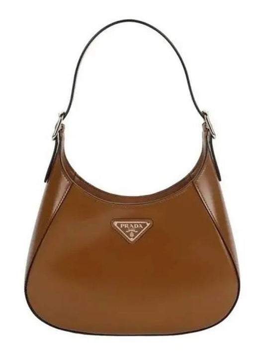 Triangular logo medium leather shoulder bag 270272 - PRADA - BALAAN 1