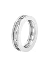 B zero one 1 band ring 18kt white gold 359378 - BVLGARI - BALAAN 1