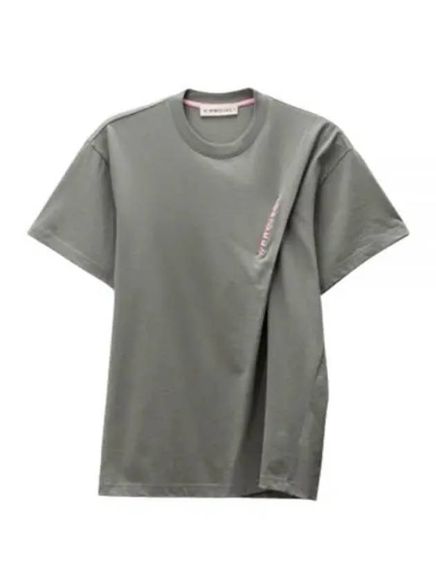 Y Project CLASSIC PINCHED LOGO TSHIRT TS71S24 KHAKI classic pinch logo tshirt - Y/PROJECT - BALAAN 1