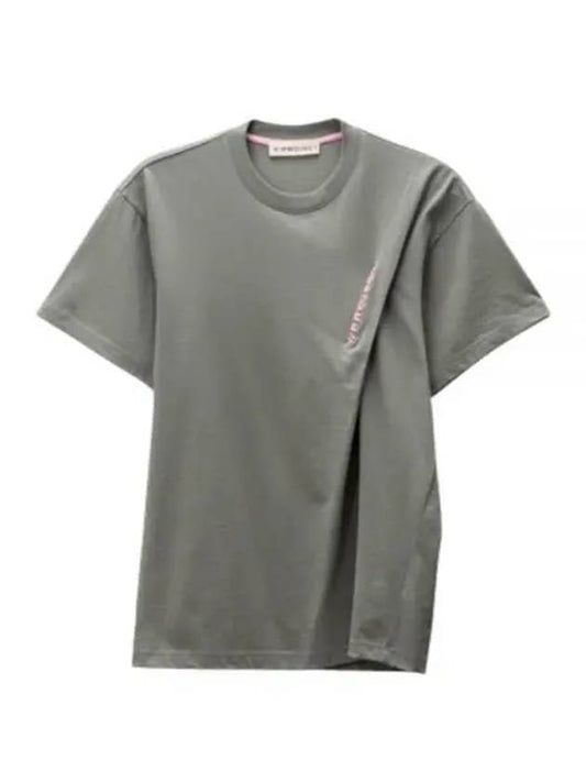 Y Project CLASSIC PINCHED LOGO TSHIRT TS71S24 KHAKI classic pinch logo tshirt - Y/PROJECT - BALAAN 1